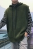 Mùa thu 2017 Hàn Quốc nhỏ tươi trùm đầu dòng vest nam lỏng thường đáy áo len áo len vest áo khoác nam giả vest Dệt kim Vest