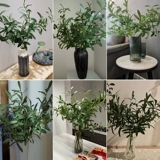 Имитация оливковых ветвей, оливковых листьев, искусственных растений, зеленых листьев, высоких стеблей, искусственных цветов, домашнего цветочного оформления, свадебных цветочных композиций.