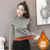 Phiên bản Hàn Quốc của mùa xuân và thu đông 2019 mới nửa cổ cao và áo len cashmere nữ Slim là áo len dệt kim mỏng ấm áp ao len Áo / áo thun