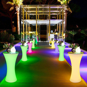 LED ánh sáng gian hàng đồ nội thất sáng tạo bàn cà phê thanh LED sạc ánh sáng bàn rượu phân cao - Giải trí / Bar / KTV