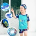 Trẻ em Áo Tắm Trai Chia Trẻ Em Lớn của Sun Áo Tắm 235 Tuổi Khô Bé Trai Đồ Bơi Set