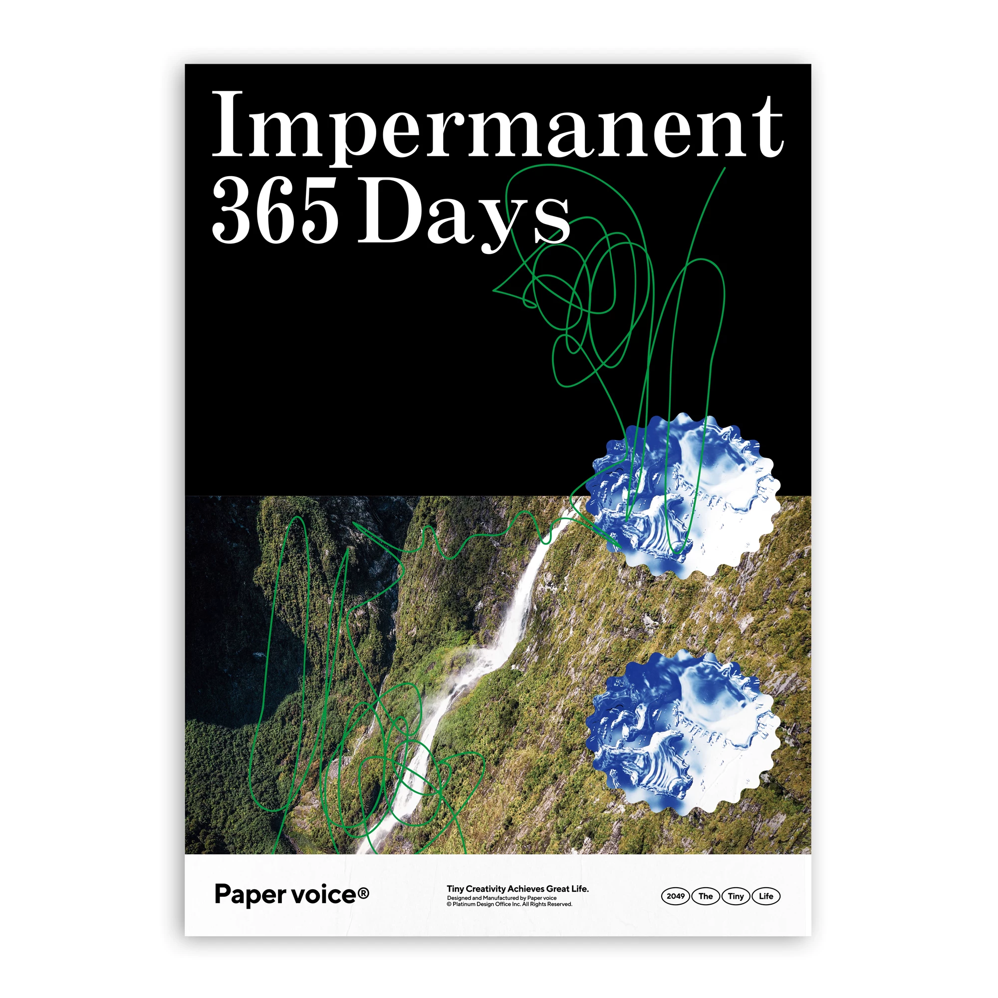 Постер Papervoice 365DAYS декоративная картина современная коллаж-арт вдохновляющий узор гостиная простая