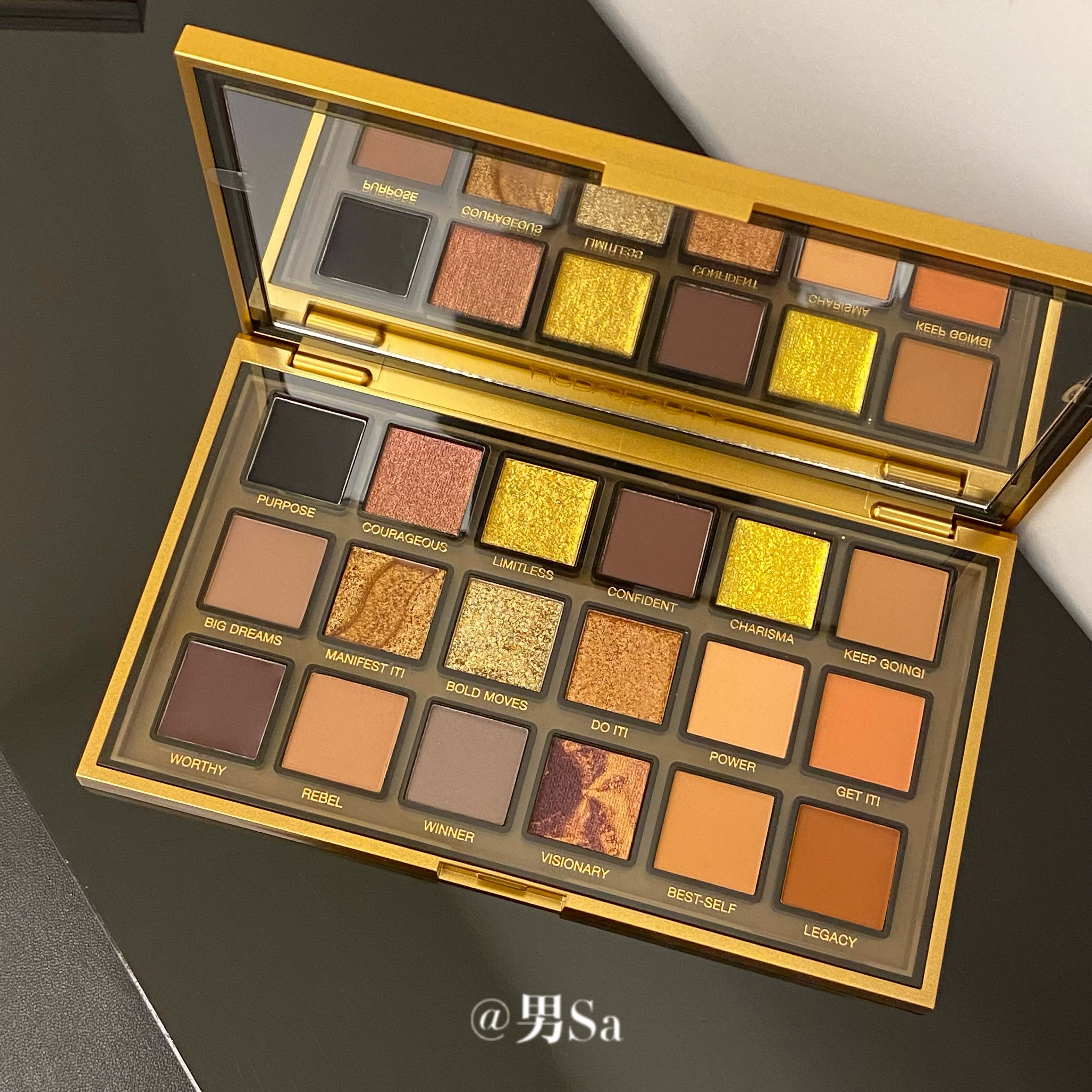 Палетка теней для век Spot HUDABEAUTY18 цвета: Меркурий ретрограде/полярный день роза/обратная роза