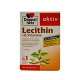 Германия Doppelz двойное сердце соевое лецитин+витамин B лецитин Doppelz 40 Капсулы