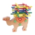 Miễn phí vận chuyển ở Đức thanh màu chùm cân bằng cha mẹ của trẻ em thực hành cha mẹ và con đồ chơi con voi puzzle game chùm cân bằng Đồ chơi bằng gỗ