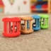Đầy màu sắc gậy gỗ nhịp đồ chơi rattle chuông nhạc nam và nữ bé bé con 0-3-6-12 Early Learning Đồ chơi bằng gỗ