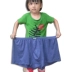 Áo thun cotton 5 tuổi trung niên quần đùi cotton rộng kích thước lớn cộng với phân bón để tăng quần short béo