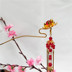 Nến lửa Hanfu phụ kiện tóc kẹp tóc trang phục tiara cổ retro tua cổ tiara tóc lược bước nhảy biểu diễn - Phụ kiện tóc bộ dây buộc tóc cho bé gái Phụ kiện tóc
