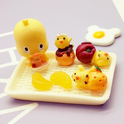 taobao agent Food and Play Chicken Cake Package 6 minutes 8 points BJD cloth doll house accessories