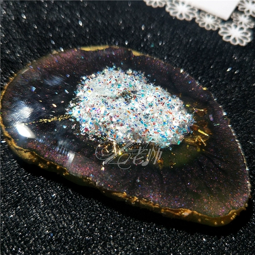 Учитель Z DIY потоковой коноплю из конопля капля клейкая пленка бриллиант цвет серебряный облако нарезанный ломтик тонкий нарез