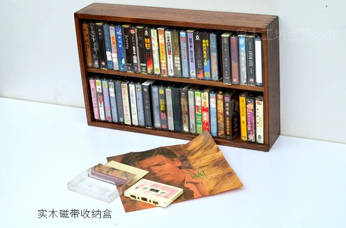 Хранение CD с твердым деревом Boxhmuki Fever CD CD Disc Dispray Box