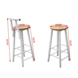 Бар стульчик табурет балкон молочный чайный кубик