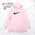 Thể thao tốc độ NIKE Nike Large LOGO Phụ nữ thể thao và giải trí áo len trùm đầu áo thun dài AV8291 - Thể thao lông cừu / jumper áo thu đông đôi Thể thao lông cừu / jumper