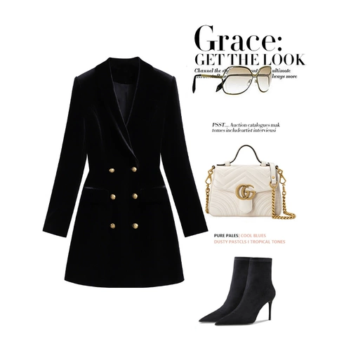 Элитный бархатный костюм, весеннее платье, черная юбка, подходит для подростков