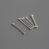 Серебряный браслет, украшение-шарик, маленькие серьги, простой и элегантный дизайн, серебро 925 пробы