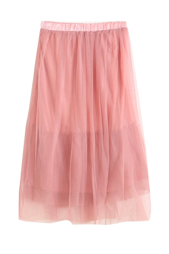 Летняя длинная японская школьная юбка, эластичная талия