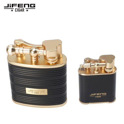 JIFENG Муссонный сигарный дым с десятью -набор более легких инструментов с сигарным ножом одаренные подарки выбранные президентские набор сигар