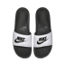 Đặc biệt Nike Nike đen trắng chữ Ninja Beach Dép 343880-100 - Dép thể thao