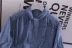 Xuân 2018 phiên bản Hàn Quốc mới của áo cổ lọ màu rắn hoang dã thắt nút vạt áo dài tay nữ lửng sơ mi mỏng