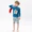 Hàn Quốc nhanh khô trẻ em Áo tắm bé trai áo tắm bé trai lớn bảo thủ dài tay chia quần áo chống nắng lướt quần áo - Bộ đồ bơi của Kid