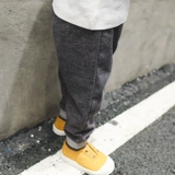 Детские повседневные брюки, осенние штаны для мальчиков для выхода на улицу, в западном стиле