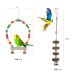 Parrot Đồ chơi Xuanfeng Tiger Peony Parrot Swing Bird Đồ chơi Đám mây Thang Leo núi Đình chỉ lồng chim - Chim & Chăm sóc chim Supplies thuc an chim Chim & Chăm sóc chim Supplies