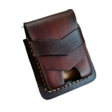 Зажигалка, кожаный чехол, поясная сумка ручной работы, барсетка, из натуральной кожи