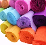 Бесплатная доставка рулона/толстая морщинка/бумага ручной работы ручной работы/розовая бумага/упаковка цветов складная морщинка бумага