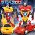 Cậu bé nhảy tự động Transformers 5 robot Hornet xe người đàn ông điện không điều khiển từ xa xe đồ chơi