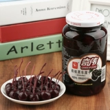 Консервированная вишня Qiwei's Connied Conned Decorative Black Cherry Connied Food Convice Pabaing Mapity 2 Бутылки из бесплатной доставки