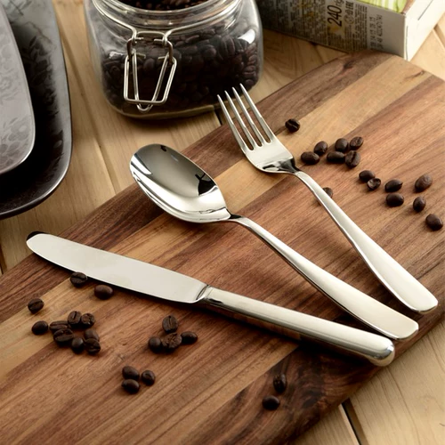 Экспорт-эндовый одиночный норвежский хардангер18-10 Высококачественный посуду из быстройки из нержавеющей стали, нож, ножа ложки 3-часовой коммерческий коммерческий
