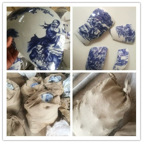 Синие и белые фарфоровые кусочки керамические фрагменты джингджэнь -петь антикварной производитель прямой продажа настенной скульптурной пруд пруд