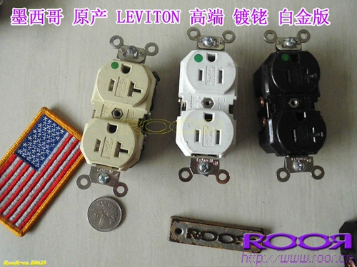 American USA Leviton Litate Site Talting Platinum Версия US Standard Electric Hifi Audio Socket Goide