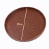 Đĩa gỗ rắn khay gỗ khay gỗ nhà hàng khách sạn hộ gia đình tròn tấm gỗ cà phê Nhật Bản tấm phẳng màu - Tấm Tấm
