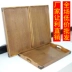 Kiểu Nhật khay gỗ hình chữ nhật khay trà khay gỗ đĩa bằng gỗ tấm nhà tấm bánh thị trường thép tấm nướng Khay gỗ
