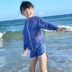 Cặp đôi đồ bơi bikini nữ Hàn Quốc mới đồ bơi trắng nam phù hợp với bãi biển mùa xuân áo tắm nóng - Vài đồ bơi đồ đi biển cho cặp đôi Vài đồ bơi