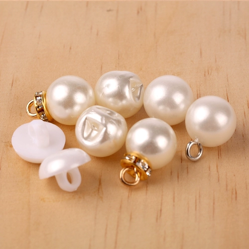 Круглая пуговица маленькая пуговица красная черная белая легкая жемчужная пряжка для рубашки для рубашки для одежды пряжка