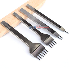 Зубило diy白钢菱斩打孔缝皮 植鞣革缝线工具手工牛皮工具皮艺皮革