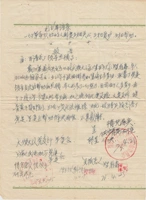 Председатель Мао. Котировочное сообщение (субсидия для первоначальной единицы сельскохозяйственных работников компании) две страницы из трех страниц x011