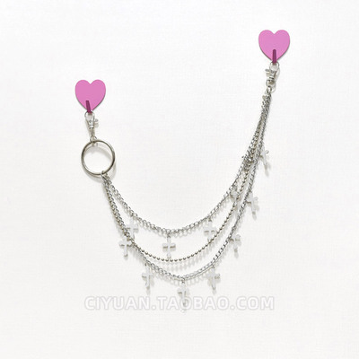 taobao agent Lolita Lolita Pench Gothic Three -layer Cross -Lamsi Liman Lo Accessories JK with hot girl cool