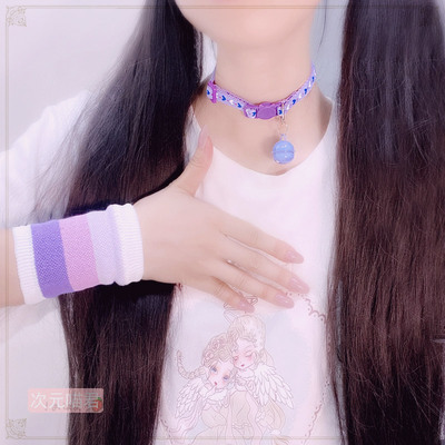 taobao agent Cute choker, small bell, Lolita style, punk style