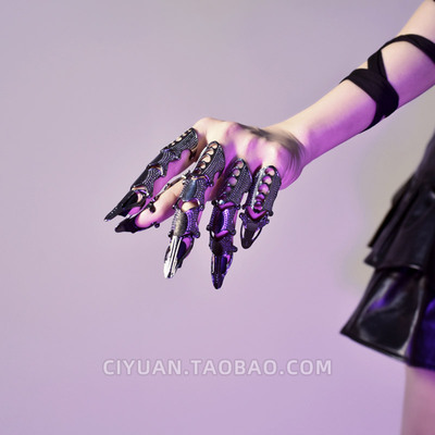 taobao agent Retro mechanical metal ring, Lolita style, punk style