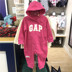 GAP chính hãng quầy trẻ sơ sinh và trẻ em mũ trùm đầu mỏng jumpsuit romper outwear nam và nữ quần áo trẻ em - Áo liền quần quần áo trẻ sơ sinh Áo liền quần