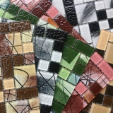 Стеклянная мозаика Фоновая настенная плитка плитка в ванной комнате