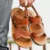 Dép da của nam giới không trượt đáy mềm 2018 mùa hè giày bãi biển nam Hàn Quốc giản dị trung niên cha dép và dép đi trong nhà