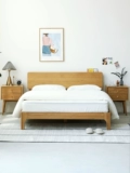 Xi Zuo Hyundai Simple Style White Oak 1,8M 1.5 Японский шедевр Logwood Double Ins Nordic настоящая деревянная кровать