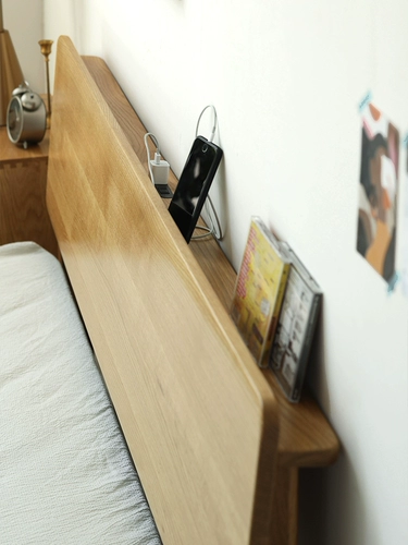 Xi Zuo Hyundai Simple Style White Oak 1,8M 1.5 Японский шедевр Logwood Double Ins Nordic настоящая деревянная кровать