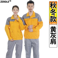 Осень и зимняя-желтые серые плечи