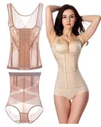 Siêu mỏng sáu ngực chia nhựa cơ thể hình thành cơ thể đồ lót eo eo quần eo mỏng corset corset phù hợp với