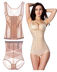 Siêu mỏng sáu ngực chia nhựa cơ thể hình thành cơ thể đồ lót eo eo quần eo mỏng corset corset phù hợp với Corset hai mảnh